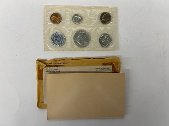 0ne (1) 1962 U.S. Mint Uncirculated Coin Set
