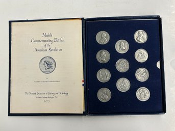Set Of Medals  Commemorating Battles Of The American Revolution