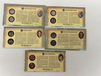 U.S. Mint Nickels In Commemorative Coin Covers