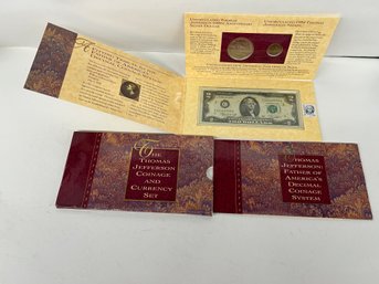 Thomas Jefferson Coinage And Currency Set