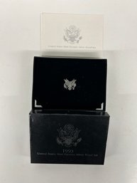 One (1) 1993  U.S. Mint Premier Silver Proof Set