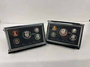 Two (2) 1998  U.S. Mint Premier Silver Proof Sets