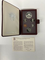 One (1) 1984 U.S. Mint Olympic Prestige Coin Set