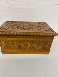 Deeply Carved Jewelry Box