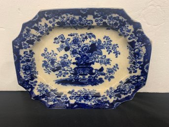 Large Flow Blue Platter - 14x18