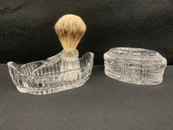 Waterford Shaving Kit And Small Jewelry Box
