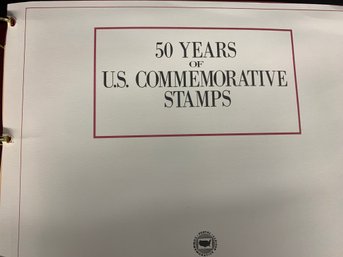 50 Years Of Commemorative Stamps In Binder 1939 - 1988