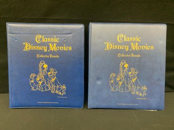 Two Binders - Classic Disney Movies Stamp Collector Panels