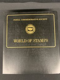 Postal Commemorative Society World Of Stamps In Binder