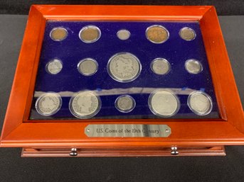 U S Coins Of The 19th Century Collection In Display Case