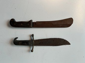 Two Early Knives - 13.75x15.5