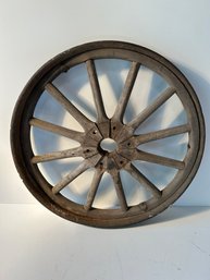 Wood And Iron Wheel 24 Inches