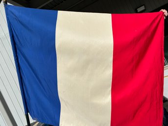French Flag - 50x62 - See Photos For Condition