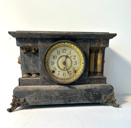 Mantle Clock -  As Is  - 14.5x6x10