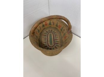 Decorative South American Handled Basket
