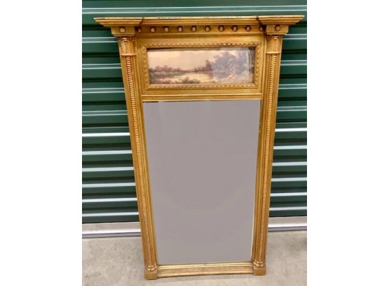 Decorative Federal Style Mirror- Composite Frame- 23x39