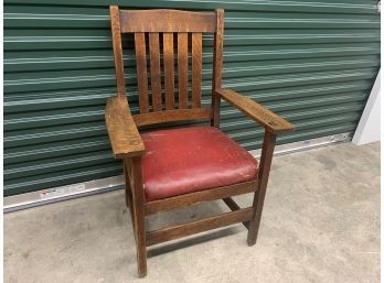 Stickley  Mission Oak 5 Slat Chair.