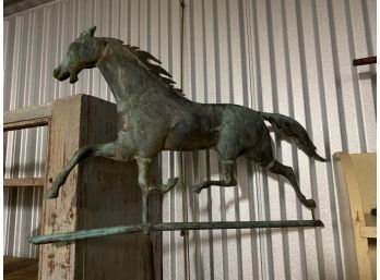 Early Running Horse Weathervane Approx 28 Inches