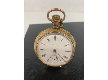 Waltham Gold Plated Pocket Watch
