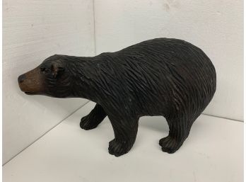 Wood Carved Bear 10x17