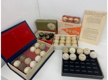 Vintage Golf Ball Collection