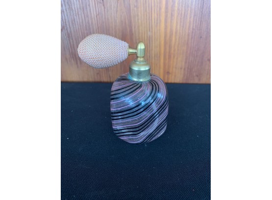 Swirl Striped Perfume Bottle