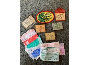 Lot Of New Hampshire Fishing Licenses