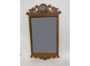 Chippendale Style Hand Painted Mirror. 20x40