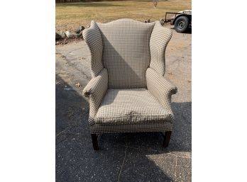 Colonial Williamsburg Wing Chair - Made By Kittenger C 1970