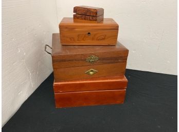 Lot Of 4 Misc Boxes