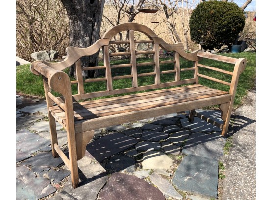 Heavy Teak Classic Style Bench - 60 Inches Wide - 40 Inches High