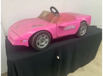Barbie Power Wheels Pink Corvette