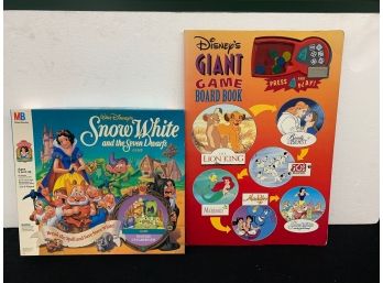 Giant Disney Game Book And Snow White Game