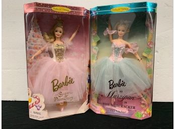 2 Barbie Collector Edition The Nutcracker - Marzipan & Sugar Plum Fairy