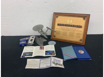 Collection Of Star Trek Items