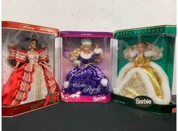 3 Barbie Special / Limited Edition - Happy Holidays - Winter Royale