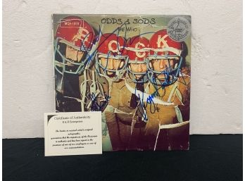 The Who Signed Record Album Odds And Sods With Certificate Of Authenticity