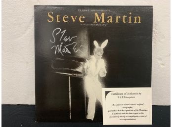 Signed Steve Martin Record Album A Wild And Crazy Guy  With Certificate Of Authenticity