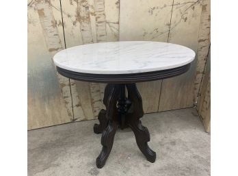 Marble Top Table 22x32- 29 Inches Tall