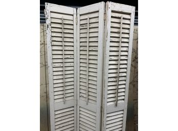 3 Section Of Early Shutters