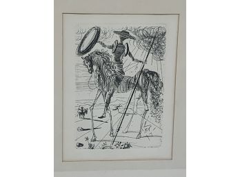 Salvador Dali Lithograph - Don Quixote