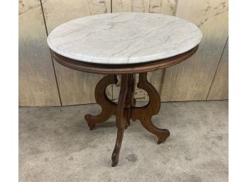 Marble Top Victorian Stand 23x29 - 29 Inches Tall