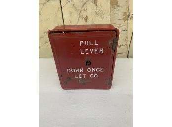 Vintage Fire Call Box. - 9.5x11