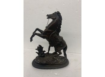 Horse Sculpture Bronze Style Finish
