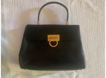 Iconic S. Ferragamo Top Handle Bag 8x11