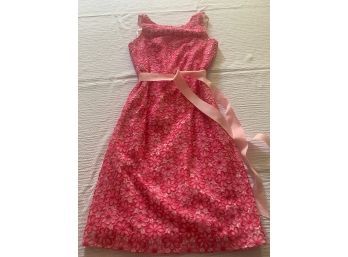 Lilly Pulitzer Pink Daisy Pattern Dress -size 12