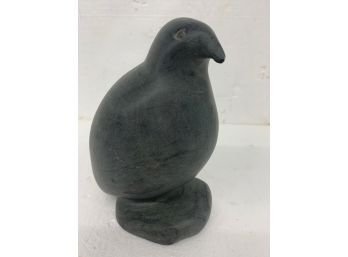 7 Inch Inuit Bird. - Note Small Fault Line Near Tail
