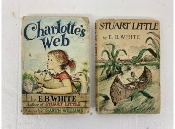Two Vintage E B White Books - Stuart Little And Charlottes Web