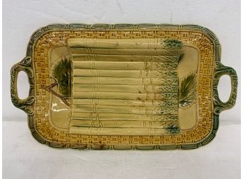 Majolica Style Asparagus Platter - William Sonoma