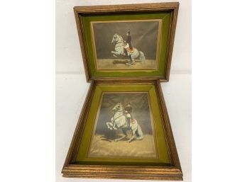 Pair Of Equestrian Framed Prints